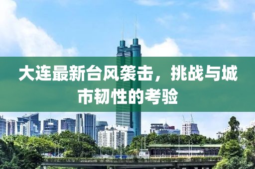 大連最新臺風(fēng)襲擊，挑戰(zhàn)與城市韌性的考驗
