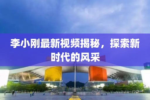 李小剛最新視頻揭秘，探索新時代的風(fēng)采