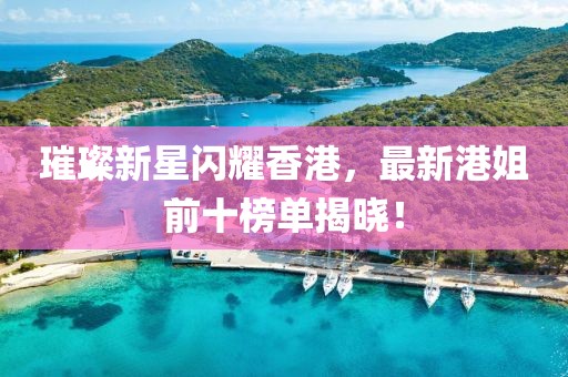璀璨新星閃耀香港，最新港姐前十榜單揭曉！