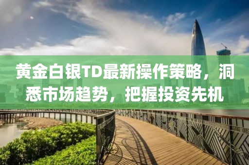 黃金白銀TD最新操作策略，洞悉市場(chǎng)趨勢(shì)，把握投資先機(jī)