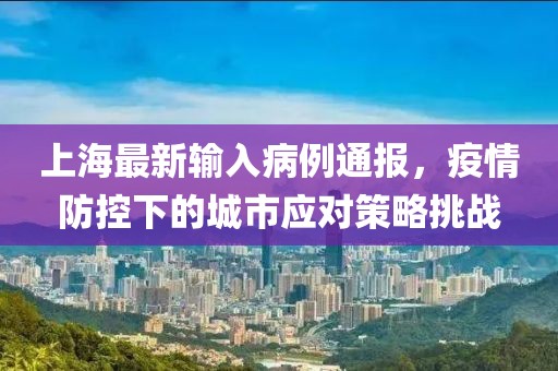 上海最新輸入病例通報(bào)，疫情防控下的城市應(yīng)對策略挑戰(zhàn)