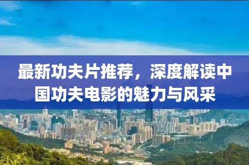 最新功夫片推薦，深度解讀中國功夫電影的魅力與風(fēng)采