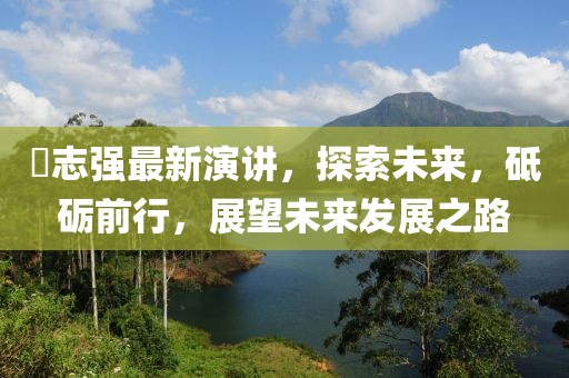 仼志強最新演講，探索未來，砥礪前行，展望未來發(fā)展之路