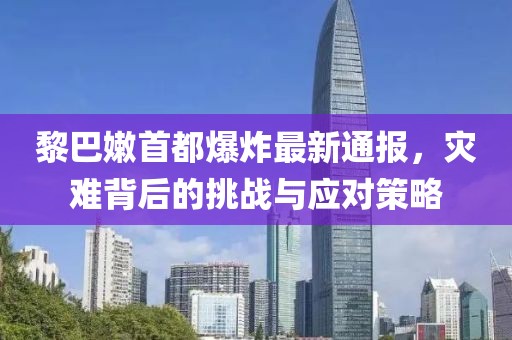 黎巴嫩首都爆炸最新通報，災(zāi)難背后的挑戰(zhàn)與應(yīng)對策略