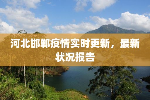 河北邯鄲疫情實(shí)時(shí)更新，最新?tīng)顩r報(bào)告
