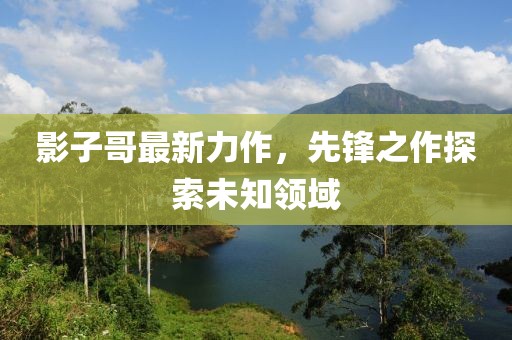 影子哥最新力作，先鋒之作探索未知領(lǐng)域