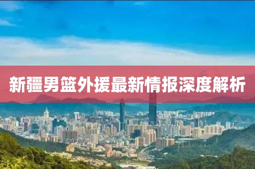 新疆男籃外援最新情報(bào)深度解析