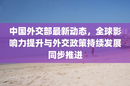 中國外交部最新動態(tài)，全球影響力提升與外交政策持續(xù)發(fā)展同步推進