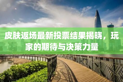 皮膚返場(chǎng)最新投票結(jié)果揭曉，玩家的期待與決策力量