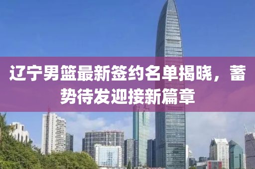 遼寧男籃最新簽約名單揭曉，蓄勢待發(fā)迎接新篇章