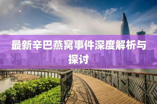 最新辛巴燕窩事件深度解析與探討