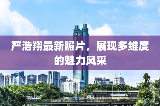 嚴浩翔最新照片，展現(xiàn)多維度的魅力風采