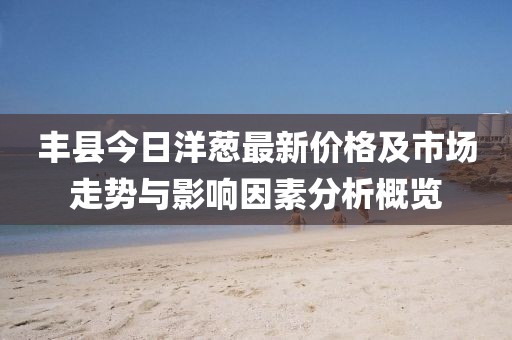 豐縣今日洋蔥最新價格及市場走勢與影響因素分析概覽
