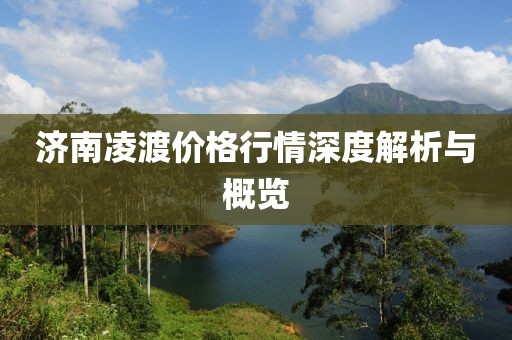濟南凌渡價格行情深度解析與概覽