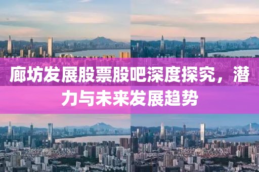 廊坊發(fā)展股票股吧深度探究，潛力與未來發(fā)展趨勢(shì)
