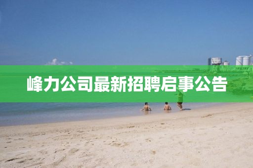 峰力公司最新招聘啟事公告