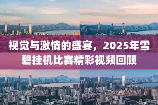 視覺與激情的盛宴，2025年雪碧掛機比賽精彩視頻回顧