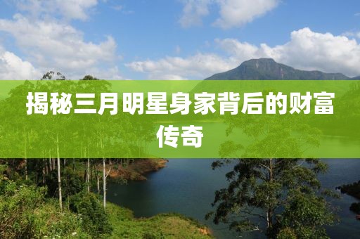 揭秘三月明星身家背后的財(cái)富傳奇