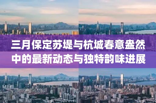 三月保定蘇堤與杭城春意盎然中的最新動(dòng)態(tài)與獨(dú)特韻味進(jìn)展
