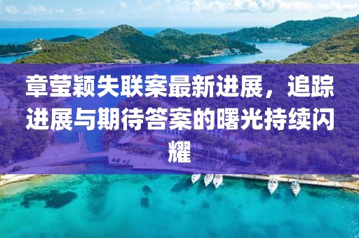 章瑩穎失聯(lián)案最新進展，追蹤進展與期待答案的曙光持續(xù)閃耀