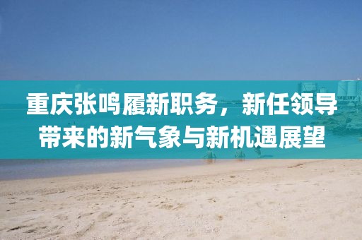 重慶張鳴履新職務，新任領導帶來的新氣象與新機遇展望