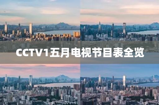 CCTV1五月電視節(jié)目表全覽