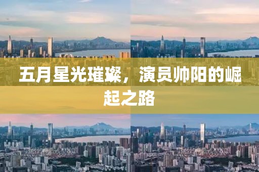 五月星光璀璨，演員帥陽的崛起之路
