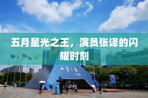 五月星光之王，演員張譯的閃耀時(shí)刻
