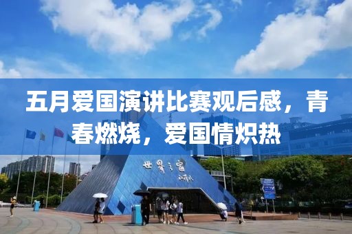 五月愛國演講比賽觀后感，青春燃燒，愛國情熾熱