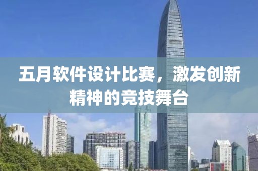 五月軟件設計比賽，激發(fā)創(chuàng)新精神的競技舞臺