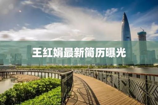 王紅娟最新簡(jiǎn)歷曝光