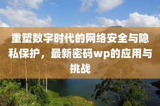 重塑數(shù)字時(shí)代的網(wǎng)絡(luò)安全與隱私保護(hù)，最新密碼wp的應(yīng)用與挑戰(zhàn)