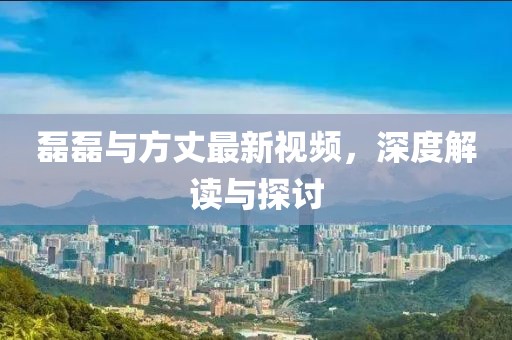 磊磊與方丈最新視頻，深度解讀與探討