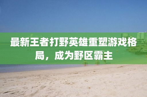 最新王者打野英雄重塑游戲格局，成為野區(qū)霸主