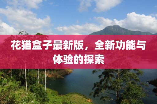 花貓盒子最新版，全新功能與體驗的探索