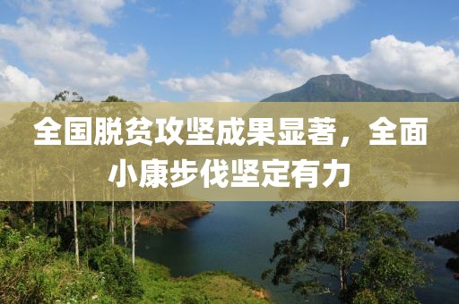 全國脫貧攻堅(jiān)成果顯著，全面小康步伐堅(jiān)定有力