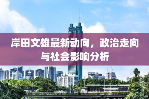 岸田文雄最新動(dòng)向，政治走向與社會(huì)影響分析