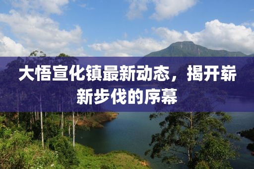 大悟宣化鎮(zhèn)最新動(dòng)態(tài)，揭開(kāi)嶄新步伐的序幕